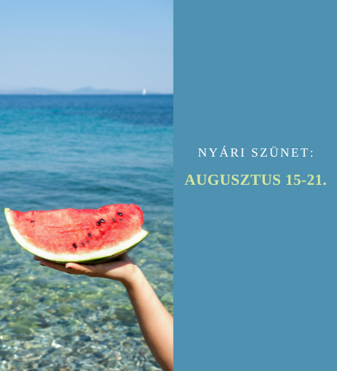 nyári szünet